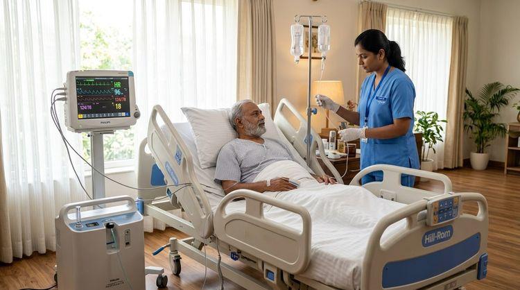 In-Home ICU Patient Setup